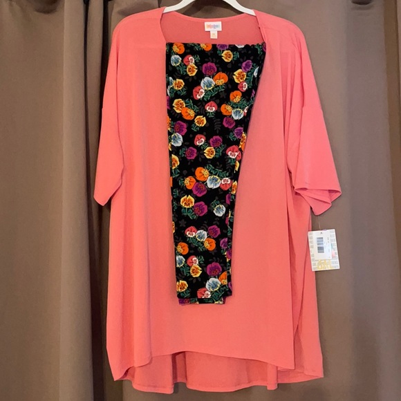 NEW LuLaRoe 3XL Irma & TC2 Alice in Wonderland Leggings Outfit